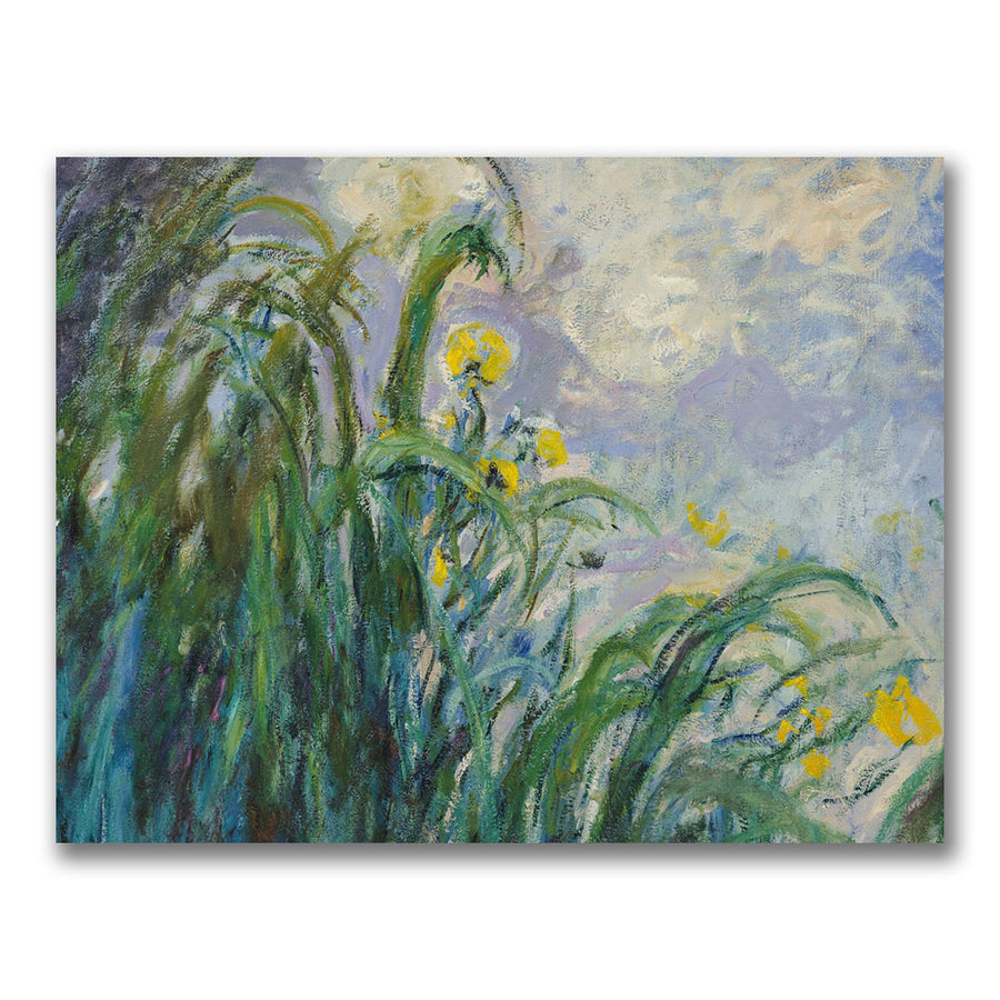 Claude Monet The Yellow Iris Canvas Art 18 x 24 Image 1