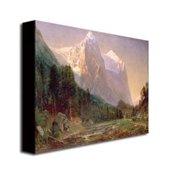 Thomas Whittredge Sunrise on the Wetterhorn 1858 Canvas Art 18 x 24 Image 3