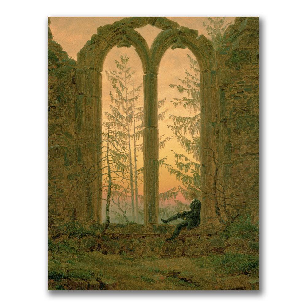 Caspar Friedrich Ruins of the Oybin Monastery Canvas Art 18 x 24 Image 1