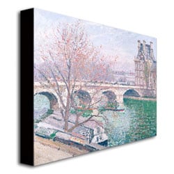 Camille Pissaro The Pont-Royal and the Pavillo Canvas Art 18 x 24 Image 3