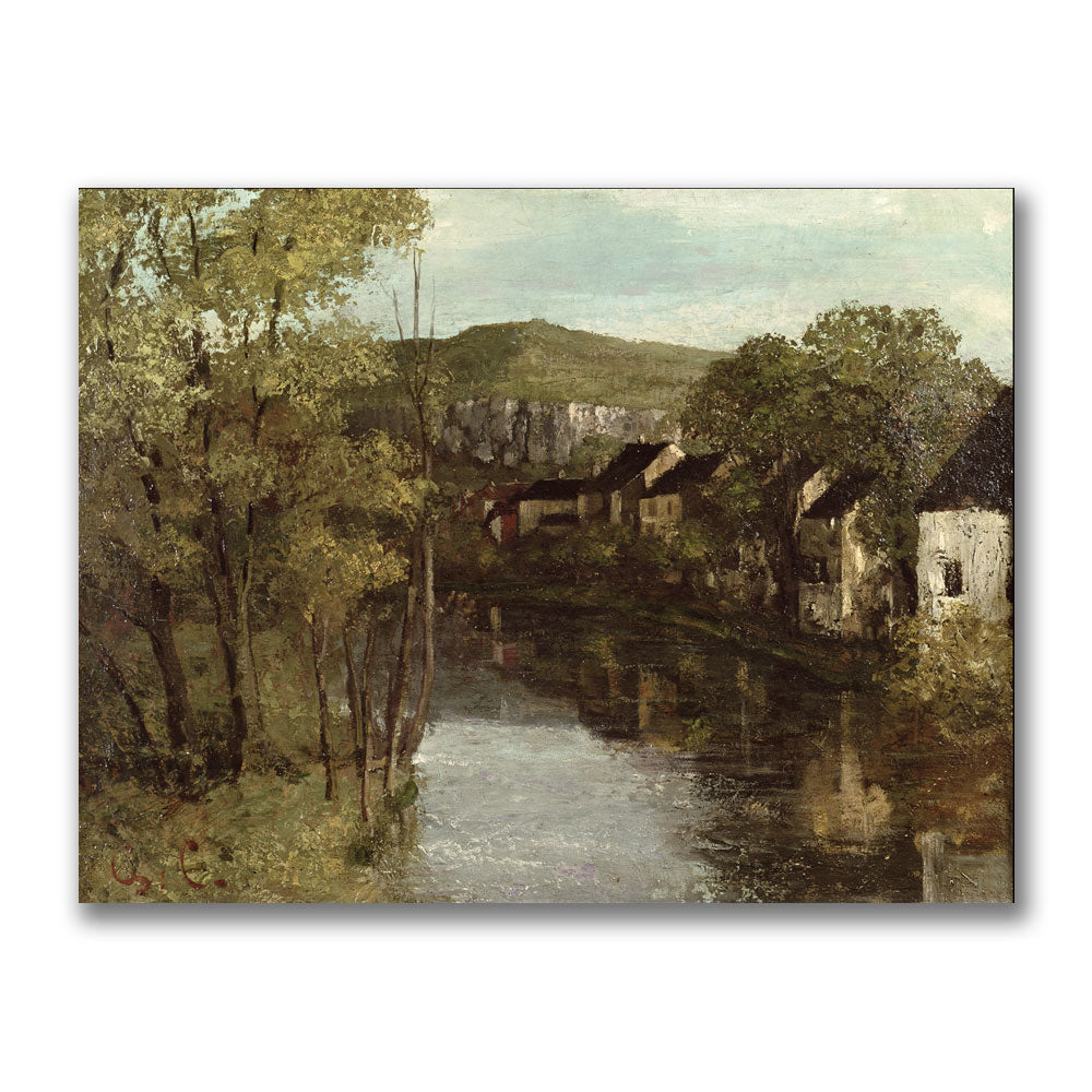 Gustave Courbet the Refection of Ornans Canvas Art 18 x 24 Image 1