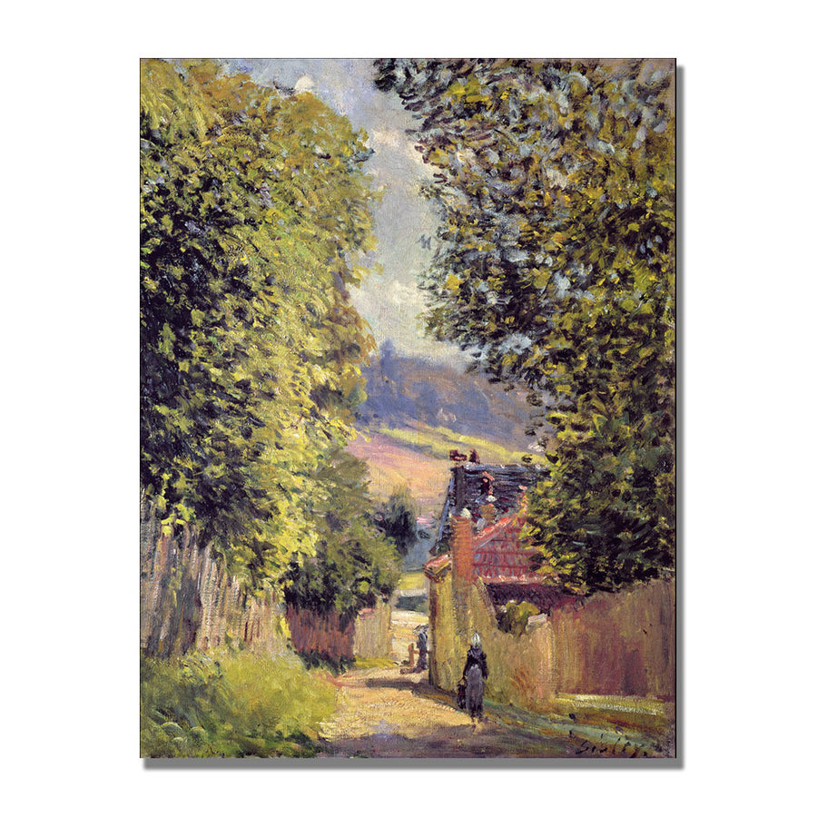 Alfred Sisley A Road to Louveciennes 1883 Canvas Art 18 x 24 Image 1