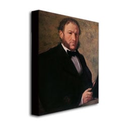Edgar Degas Portrait of Monsieur Ruelle Canvas Art 18 x 24 Image 3