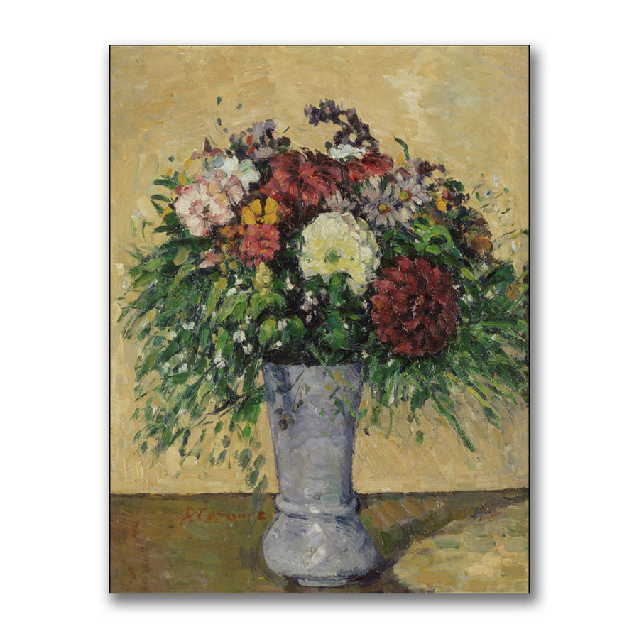 Paul Cezanne Bouquet of Flowers in a Vase Canvas Art 18 x 24 Image 1
