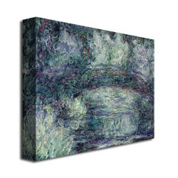 Claude Monet The Japanese Bridge III Canvas Art 18 x 24 Image 3