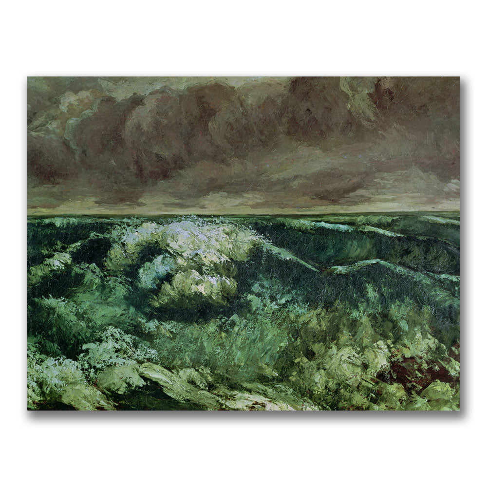 Gustave Courbet the Wave after 1870 Canvas Art 18 x 24 Image 1