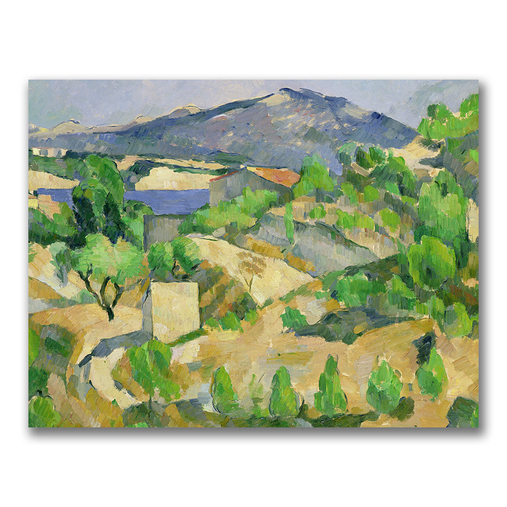Paul Cezanne Mountains in Provence Canvas Art 18 x 24 Image 1