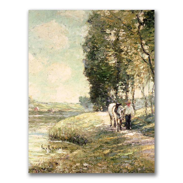 Ernest Lawson Country Road to Spuyten Canvas Art 18 x 24 Image 1