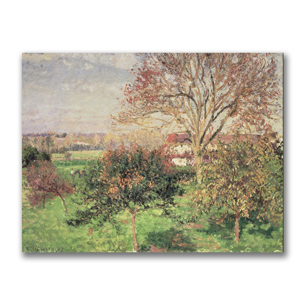 Camille Pissaro Autumn Morning at Eragny Canvas Art 18 x 24 Image 1