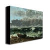 Gustave Courbet The Stormy Sea Canvas Art 18 x 24 Image 2
