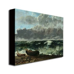 Gustave Courbet The Stormy Sea Canvas Art 18 x 24 Image 3