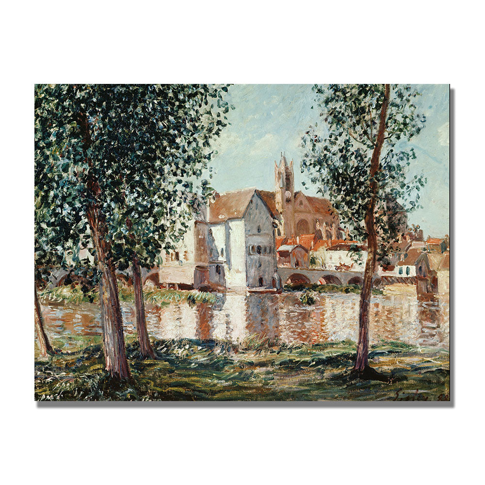 Alfred Sisley The Loing at Moret Canvas Art 18 x 24 Image 1