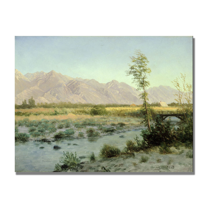 Albert Biersdant Prairie Landscape Canvas Art 18 x 24 Image 1