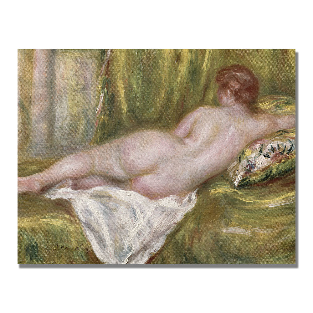 Pierre Renoir Reclining Nude from the Back Canvas Art 18 x 24 Image 1