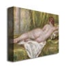 Pierre Renoir Reclining Nude from the Back Canvas Art 18 x 24 Image 2