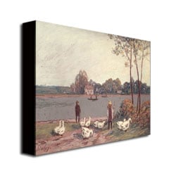 Alfred Sisley On the Banks of the Loing Canvas Art 18 x 24 Image 3
