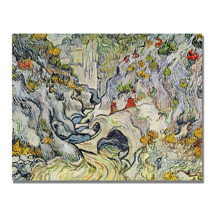 Vincent Van Gogh The Ravine of the Peyroulets Canvas Art 18 x 24 Image 1