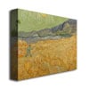 Vincent Van Gogh Wheatfields with Reaper Canvas Art 18 x 24 Image 2