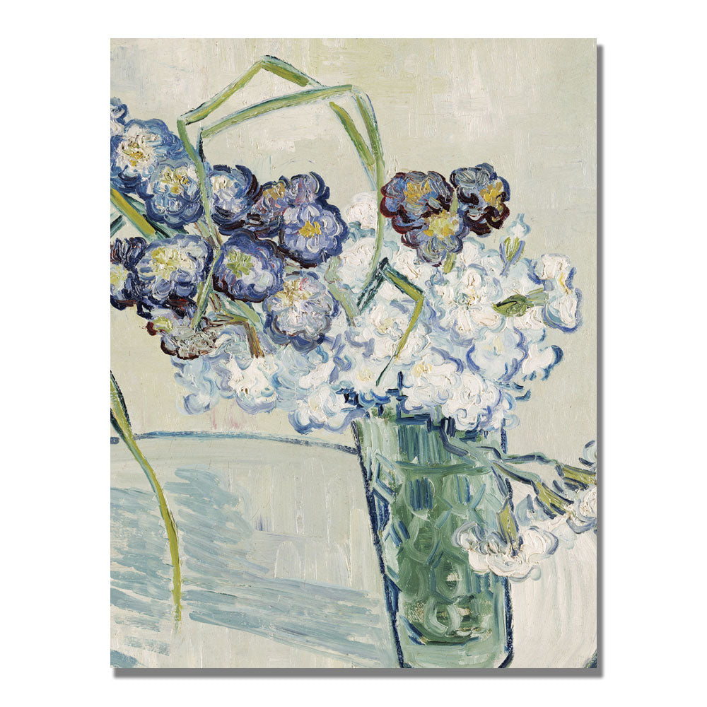 Vincent Van Gogh Still Life, Vase of Carnations Canvas Art 18 x 24 Image 1
