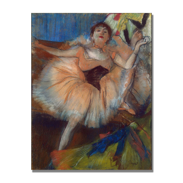 Edgar Degas Seated Dancer 1879 Canvas Art 18 x 24 Image 1