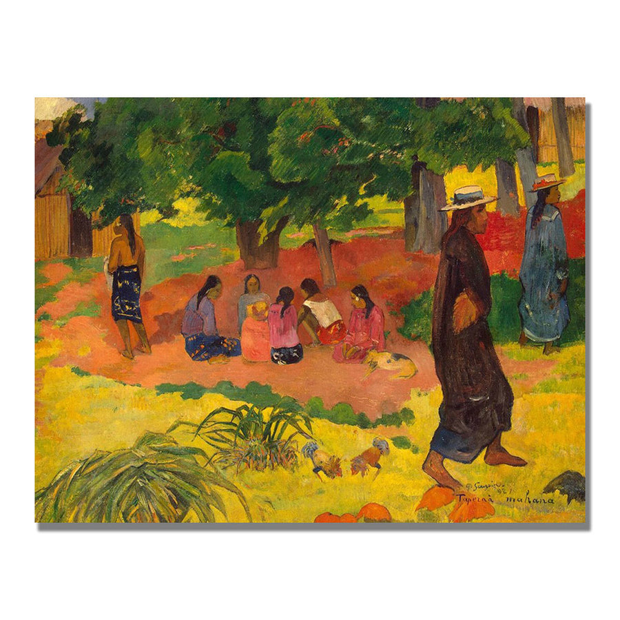 Paul Gauguin Taperaa Mahana Canvas Art 18 x 24 Image 1