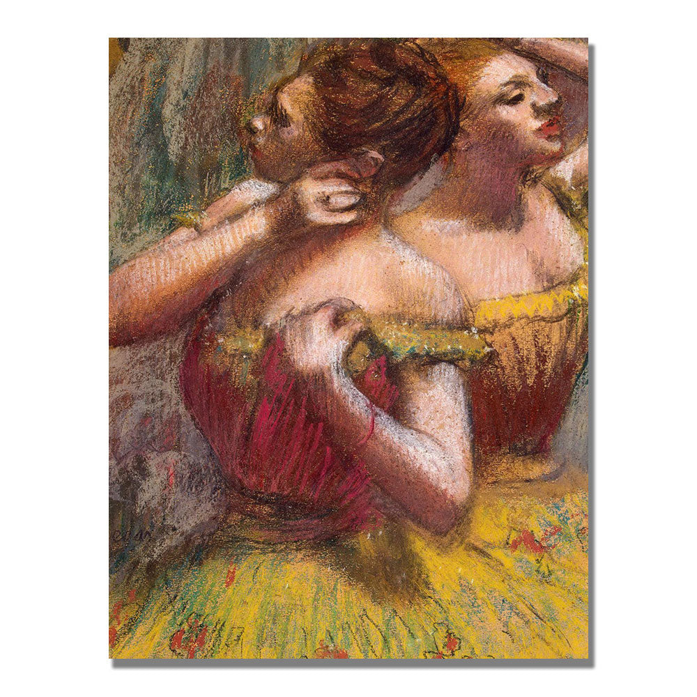 Edgar Degas Two Dancers Canvas Art 18 x 24 Image 1