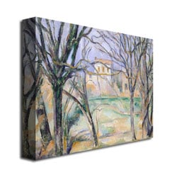 Paul Cezanne Trees and Houses Canvas Art 18 x 24 Image 3
