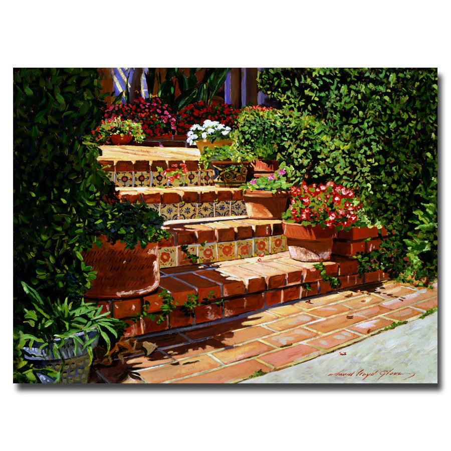 David Lloyd Glover A Spanish Garden Canvas Art 18 x 24 Image 1