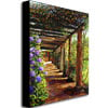 David Lloyd Glover Pergola Walkway Canvas Art 18 x 24 Image 2