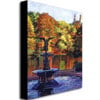 David Lloyd Glover Fountain at Central Park Canvas Art 18 x 24 Image 2