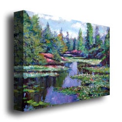 David Lloyd Glover Summer Waterlillies Canvas Art 18 x 24 Image 3