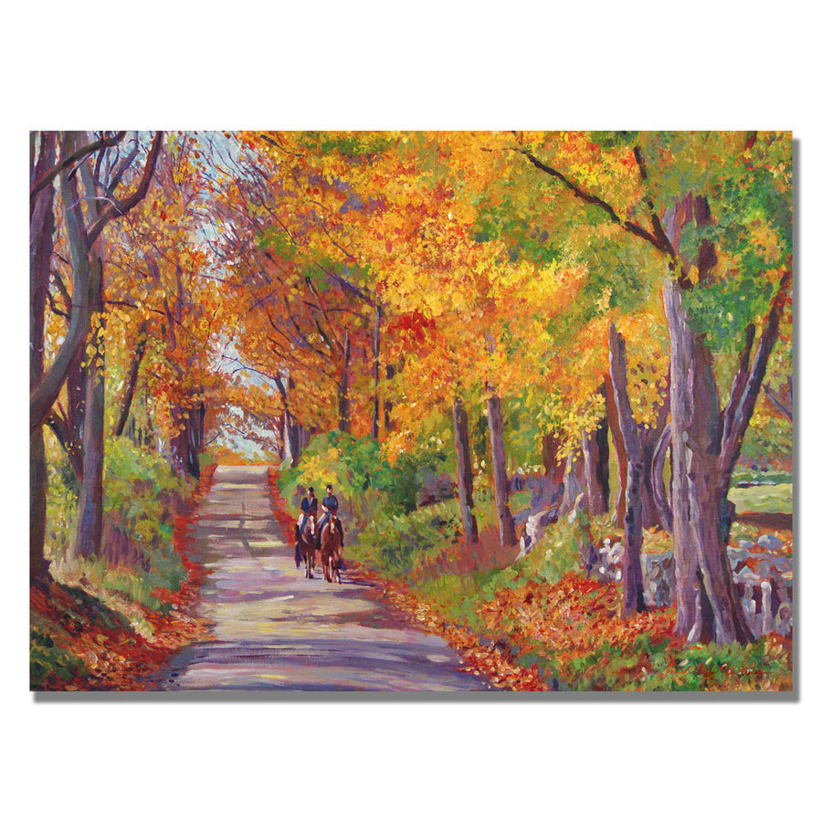 David Lloyd Glover Autumn Ride Canvas Art 18 x 24 Image 1