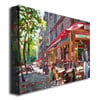 David Lloyd Glover Paris Cafe Canvas Art 18 x 24 Image 2