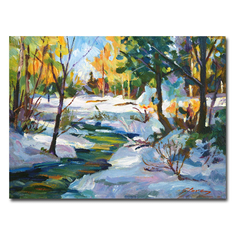 David Lloyd Glover Early Snowfall Canvas Art 18 x 24 Image 1