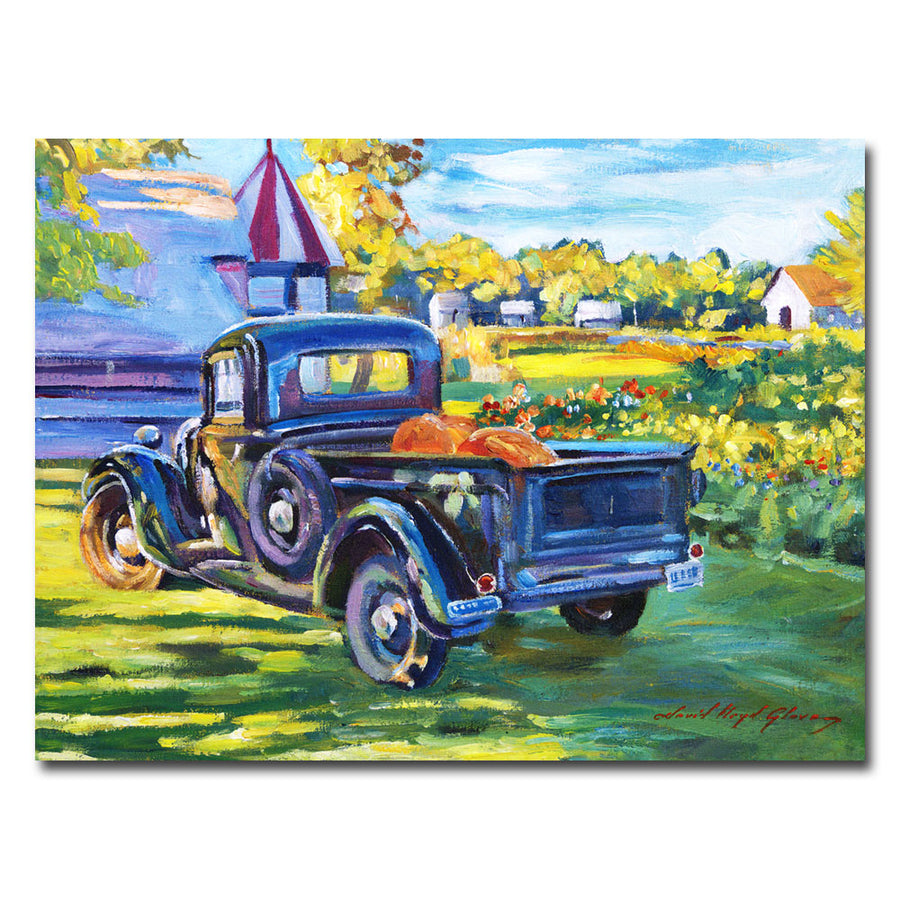 David Lloyd Glover The Pumpkin Pickup Canvas Art 18 x 24 Image 1