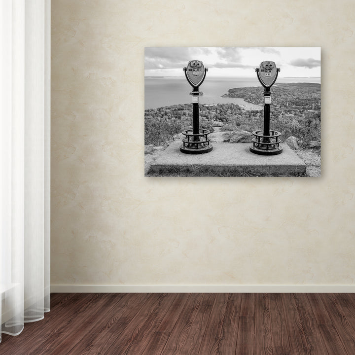 Preston Tower Viewers BW Canvas Art 18 x 24 Image 3