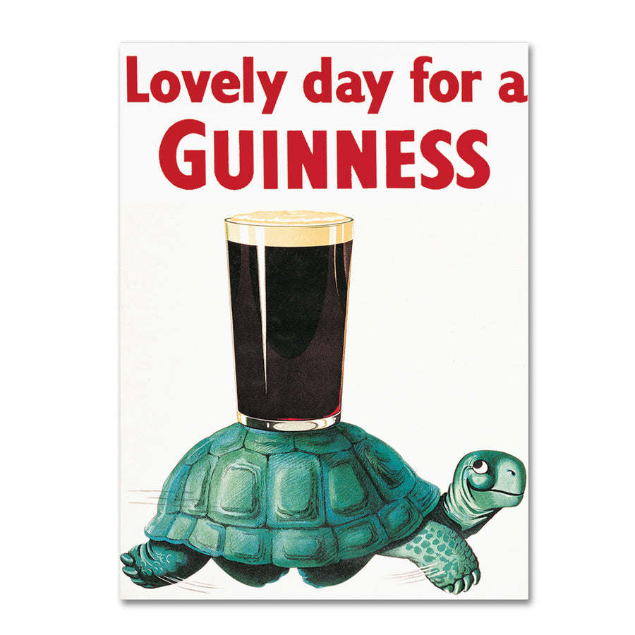 Guinness Brewery Lovely Day For A Guinness X Canvas Art 18 x 24 Image 1