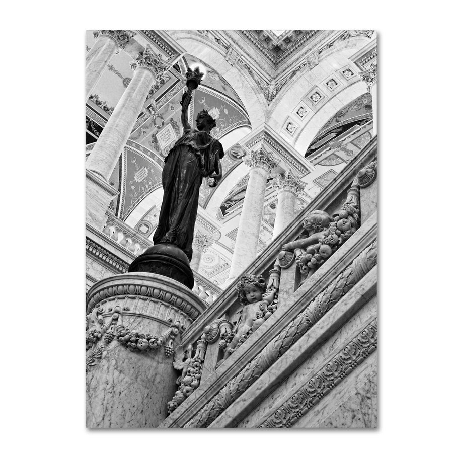 Gregory Ohanlon Library of Congress- Great Hall Canvas Art 18 x 24 Image 1
