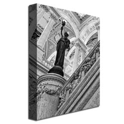 Gregory Ohanlon Library of Congress- Great Hall Canvas Art 18 x 24 Image 3