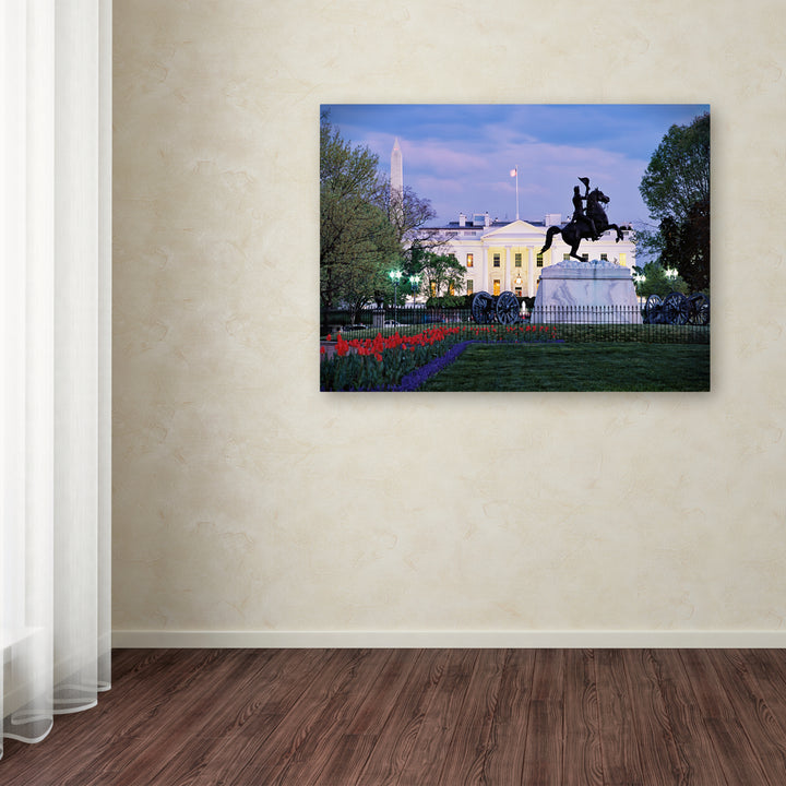 Gregory OHanlon White House from Lafayette Square Canvas Art 18 x 24 Image 3