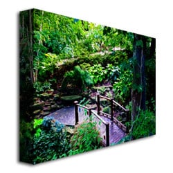 Kathie McCurdy Bridge in the Garden of Light Canvas Art 18 x 24 Image 3