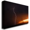 Kurt Shaffer; Lightning Sunset I Canvas Art 18 x 24 Image 2