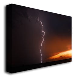 Kurt Shaffer; Lightning Sunset V Canvas Art 18 x 24 Image 3