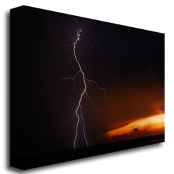 Kurt Shaffer; Lightning Sunset VI Canvas Art 18 x 24 Image 3