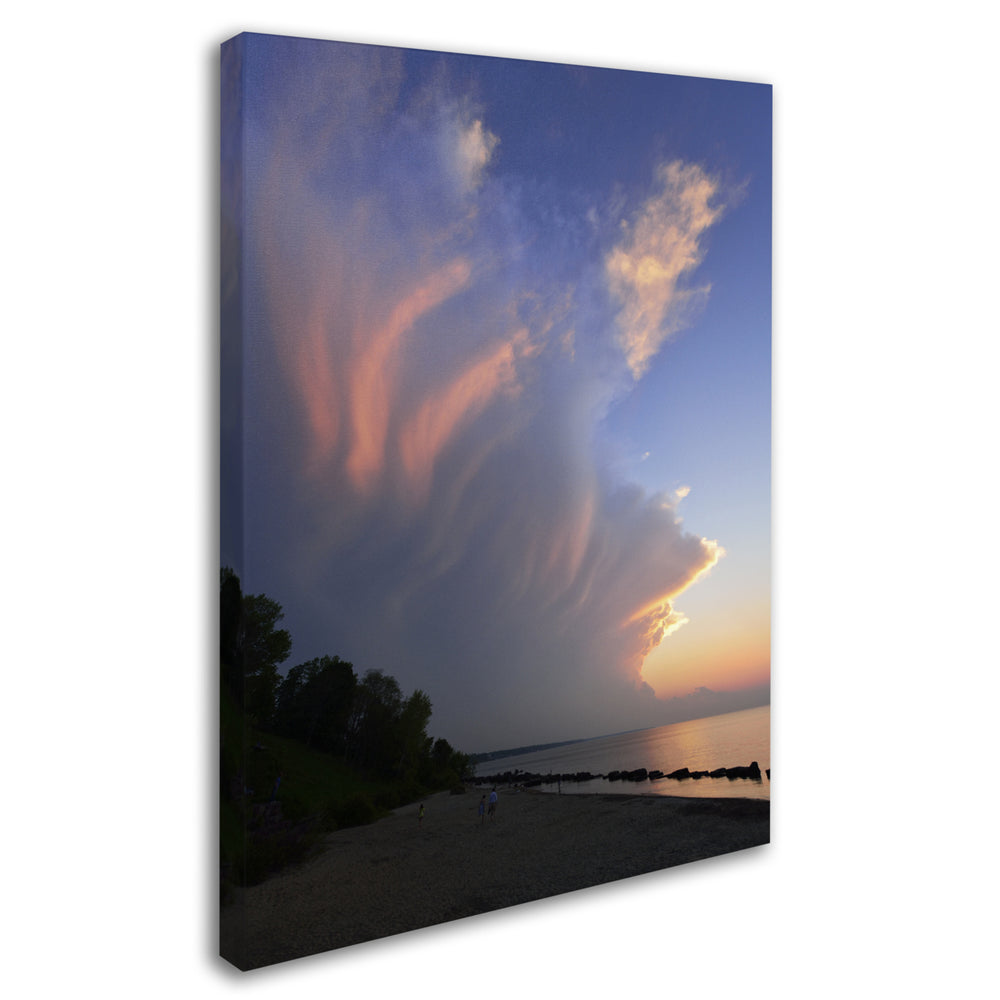 Kurt Shaffer Developing Sunset Storm Canvas Art 18 x 24 Image 2