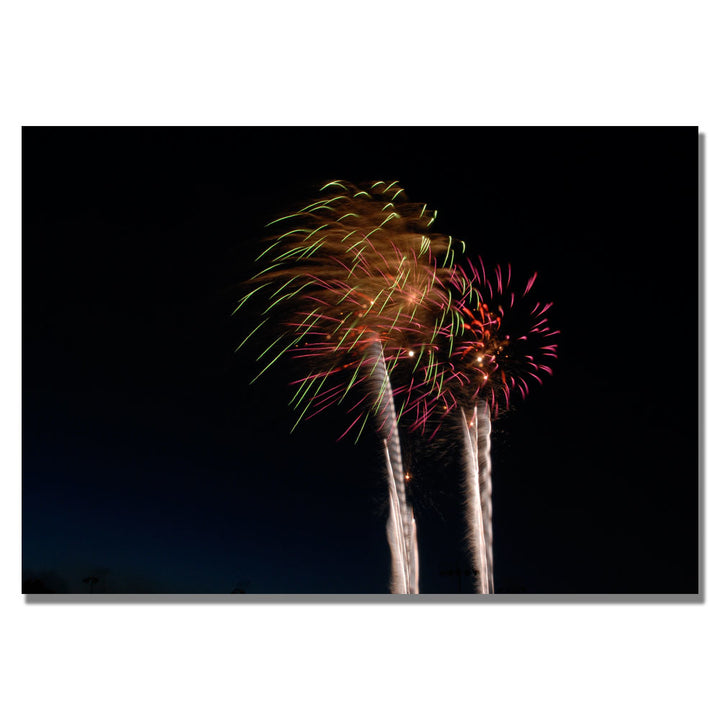 Kurt Shaffer Abstract Fireworks 37 Canvas Art 18 x 24 Image 1