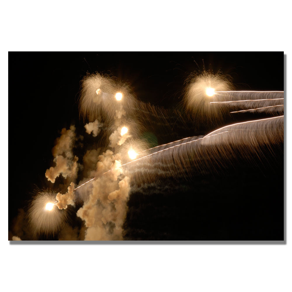 Kurt Shaffer Abstract Fireworks 34 Canvas Art 18 x 24 Image 1