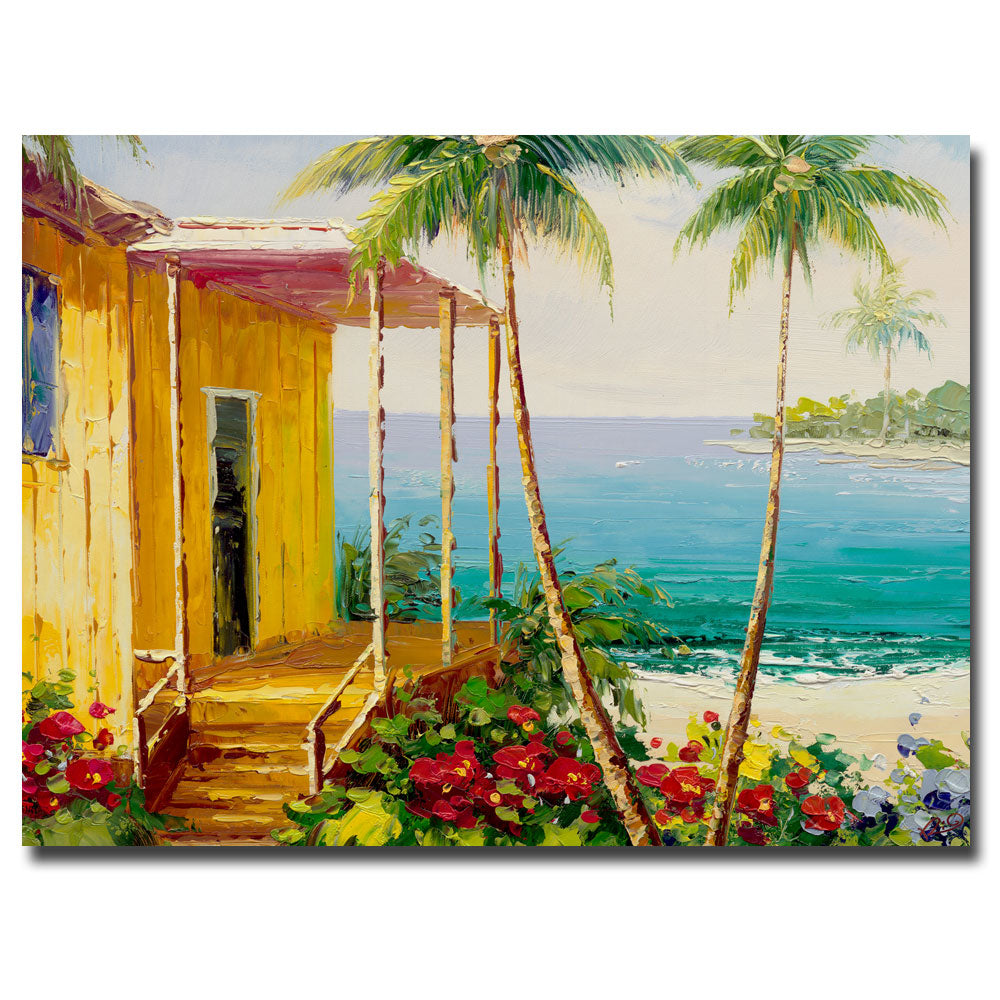 Rio Key West Villa Canvas Art 18 x 24 Image 1