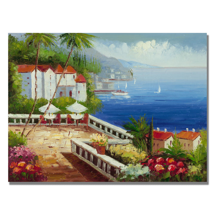 Mediterranean View Canvas Art 18 x 24 Image 1