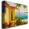 Rio Key West Villa Canvas Art 18 x 24 Image 2